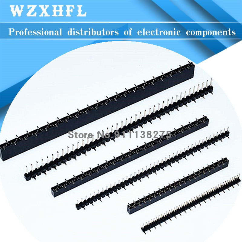 SMT Pitch 1.27 2.0 2.54 mm 1*40p 1*50p single Row dislocation Male ...