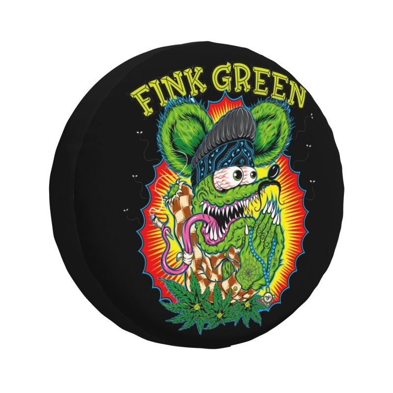 【Anime Cartoon Rat Fink Spare Wheel Cover for Jeep Pajero 4WD Trailer ...