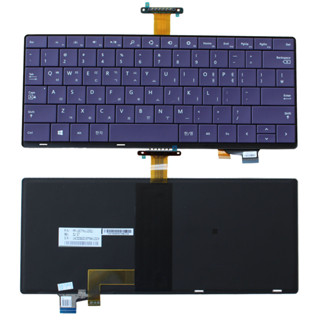 ☯New Korean Pink/Purple Laptop Keyboard for Microsoft Surface PRO3 PRO4 ...