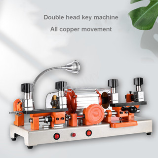 ☫220V Horizontal Key Cutting Machine Double Head Key Copy Machine For ...