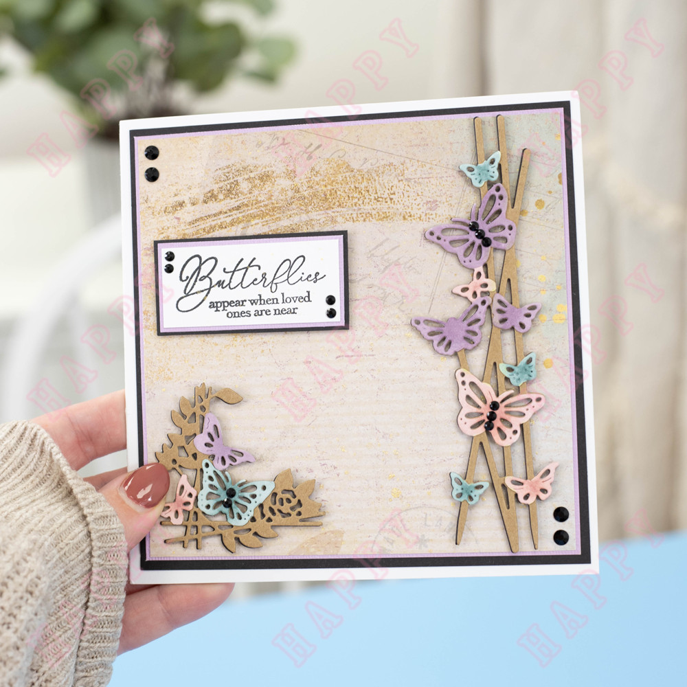 Charming Butterflies Metal Die Cutting Dies for DIY Scrapbooking Album ...