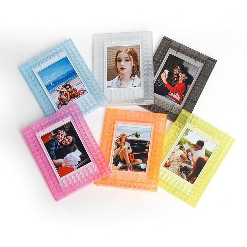 Rivet Photo Frame Instant Camera Vertical 3 inch Picture Holder Card ...