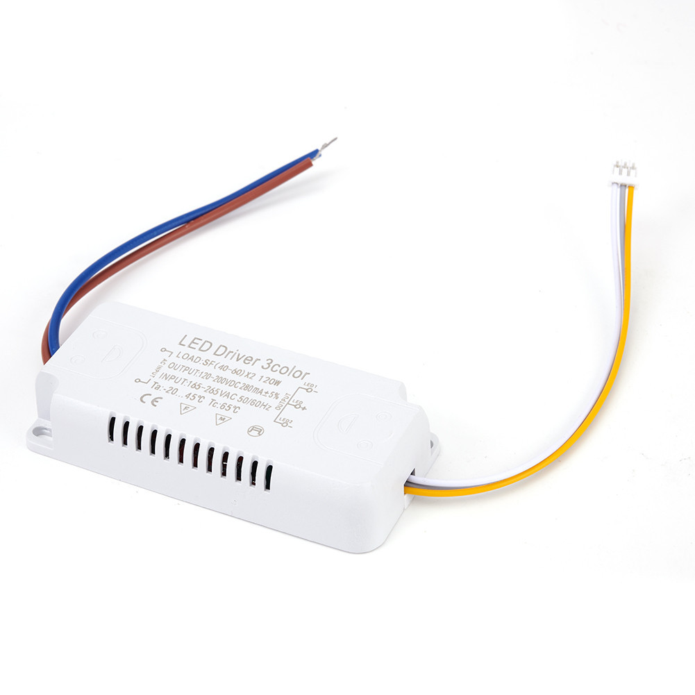 ☁ac165 265v Led Driver 3 Color Down Lamp Ceiling Lamp Panel Light Non Isolating Transformer Repl 