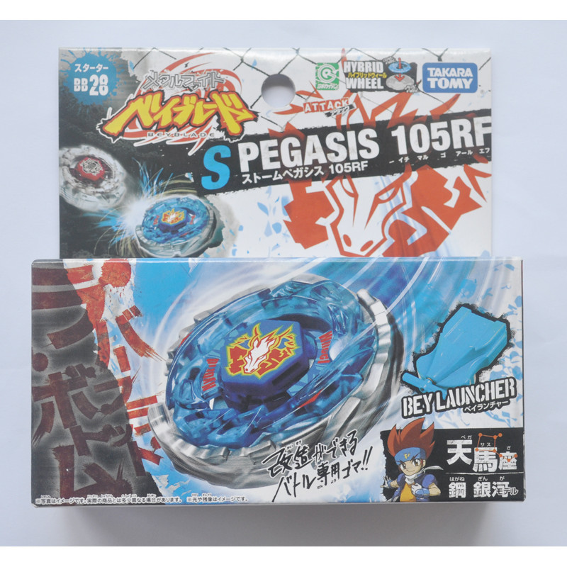 Takara Tomy Beyblade Metal Battle Fusion Top BB28 SPEGASIS 105RF Hybrid ...