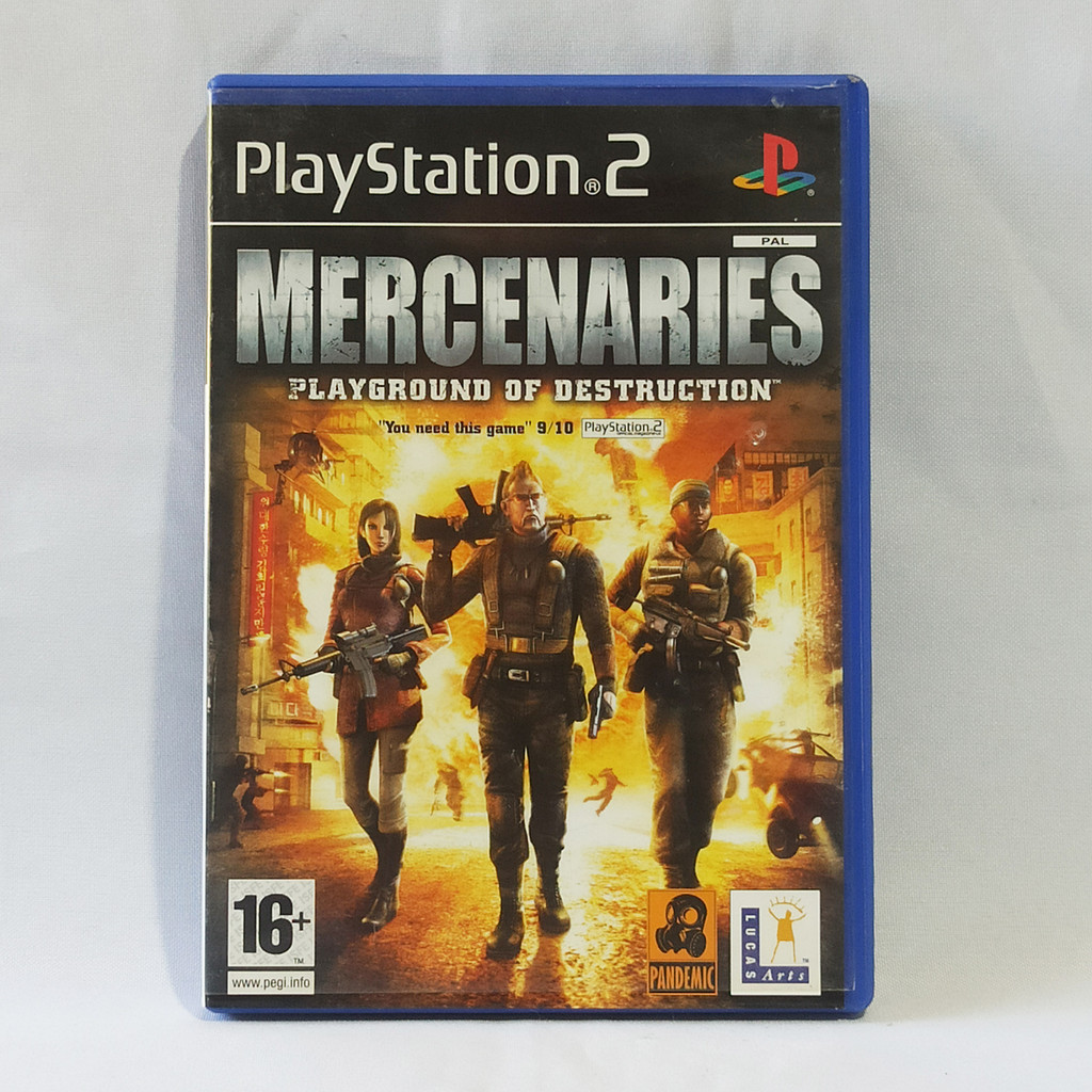 Mercenaries Playground Of Destruction PS2 PlayStation 2 Video Game ...