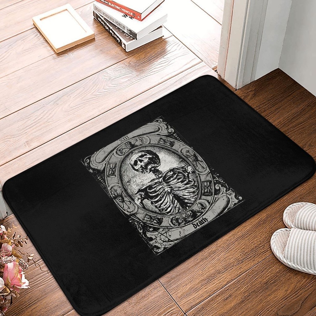 Mystery Tarot Card Bathroom Mat Vintage Occult The Death Satan Horror ...
