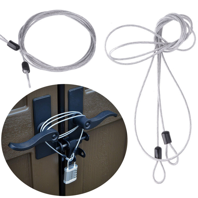 ♠2Pcs Security Safety Cable Steel Wire Rope Bicycle Cycling Scooter ...