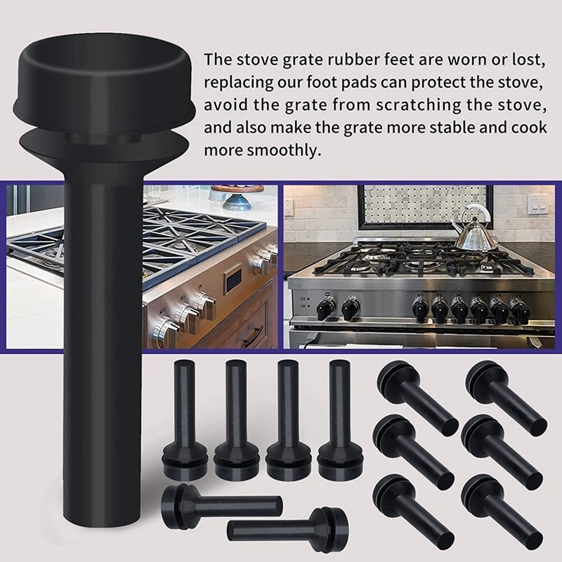 ☠12 Pack WB02X24790 Grate Rubber Feet For GE Gas Stove Top Range Grate