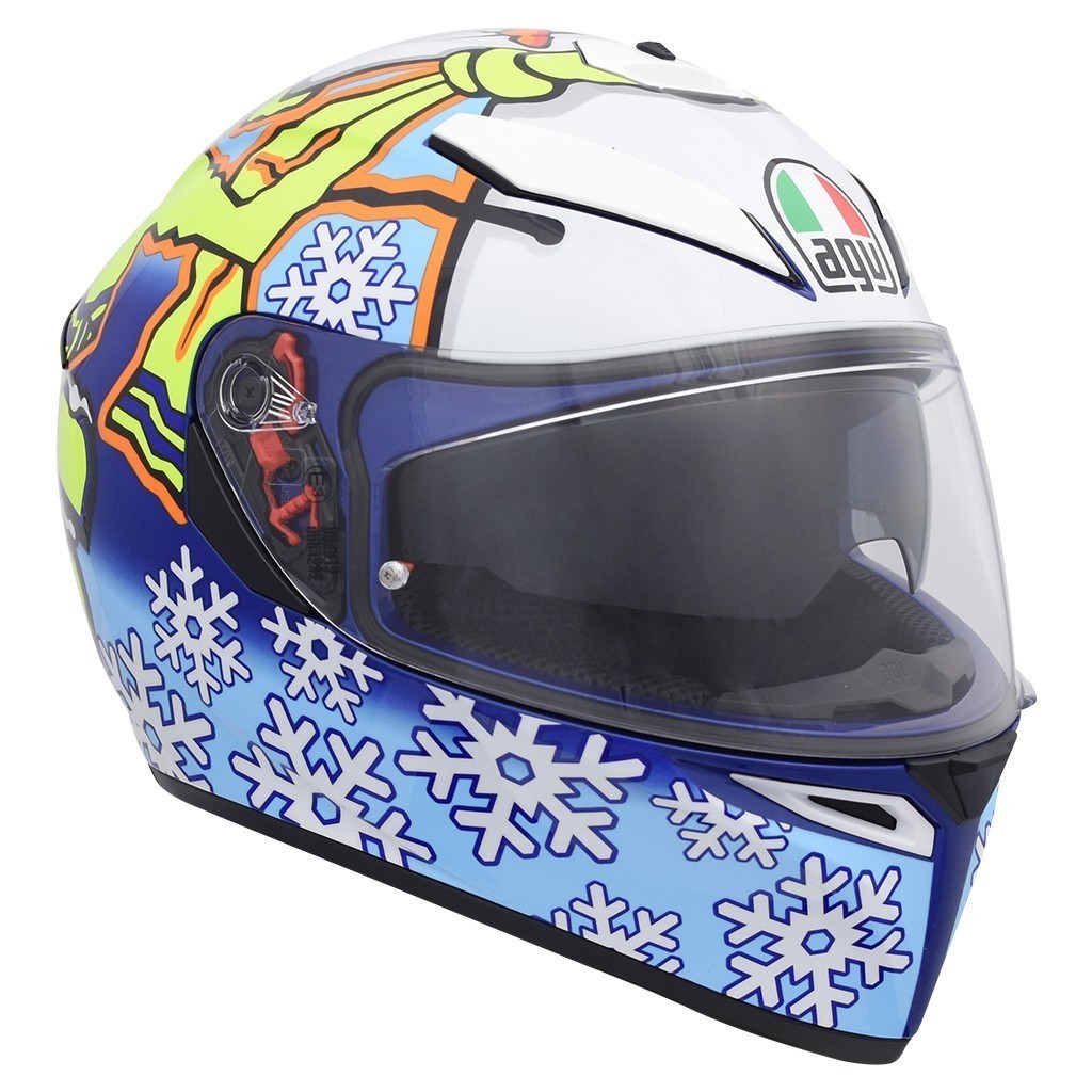 AGV Motorcycle Full Face Helmet K3SV Winter Test 2016 Graphics 