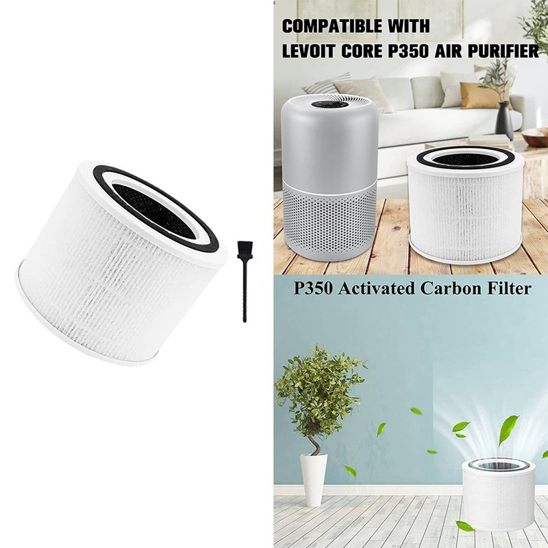 Filtre de rechange P350-RF pour purificateur d'air LEVOIT Core