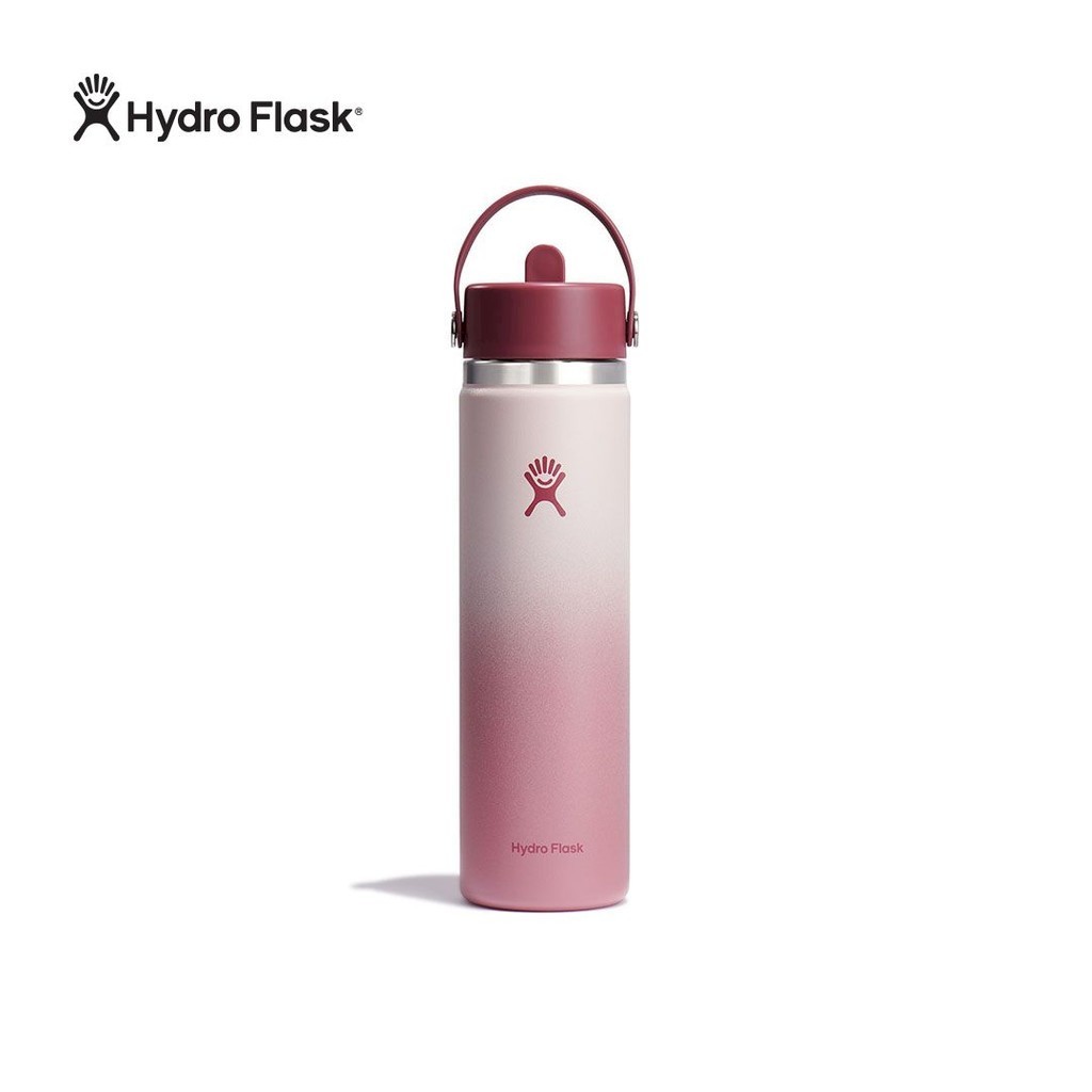 Hydro Flask 24 Oz Wide Flex Straw Cap Bayberry Ombre Unisex Accessories ...