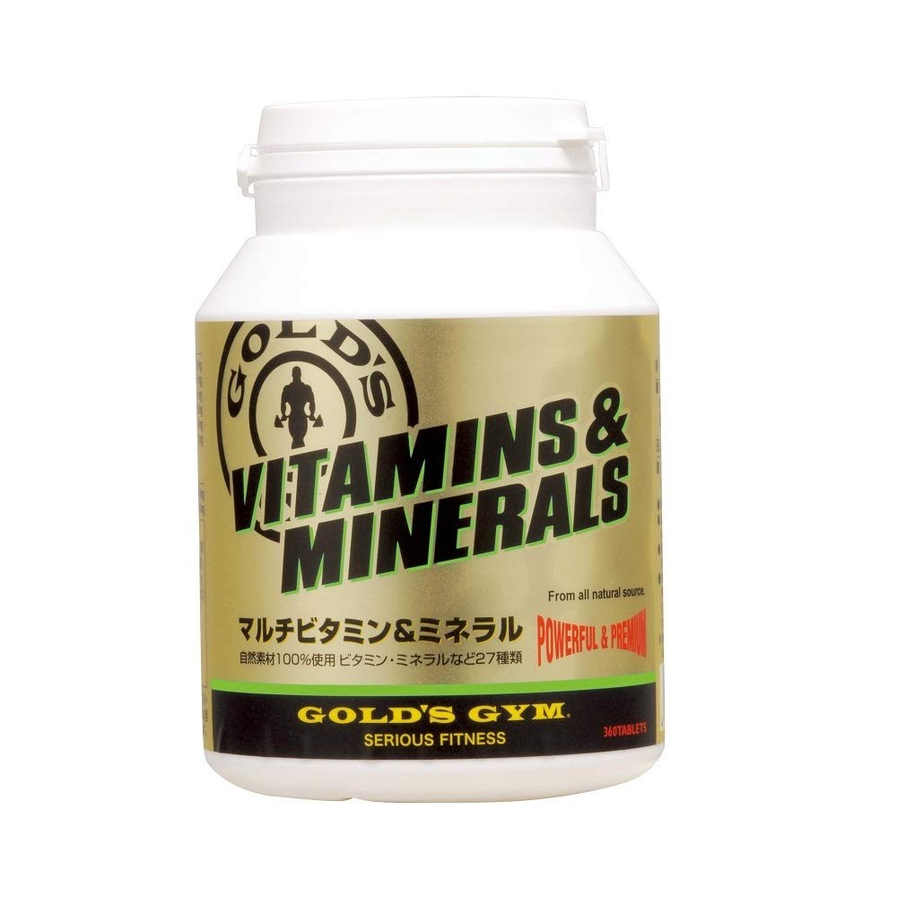 【Direct from Japan】 GOLD'S GYM Multivitamin & Mineral 180 tablets ...
