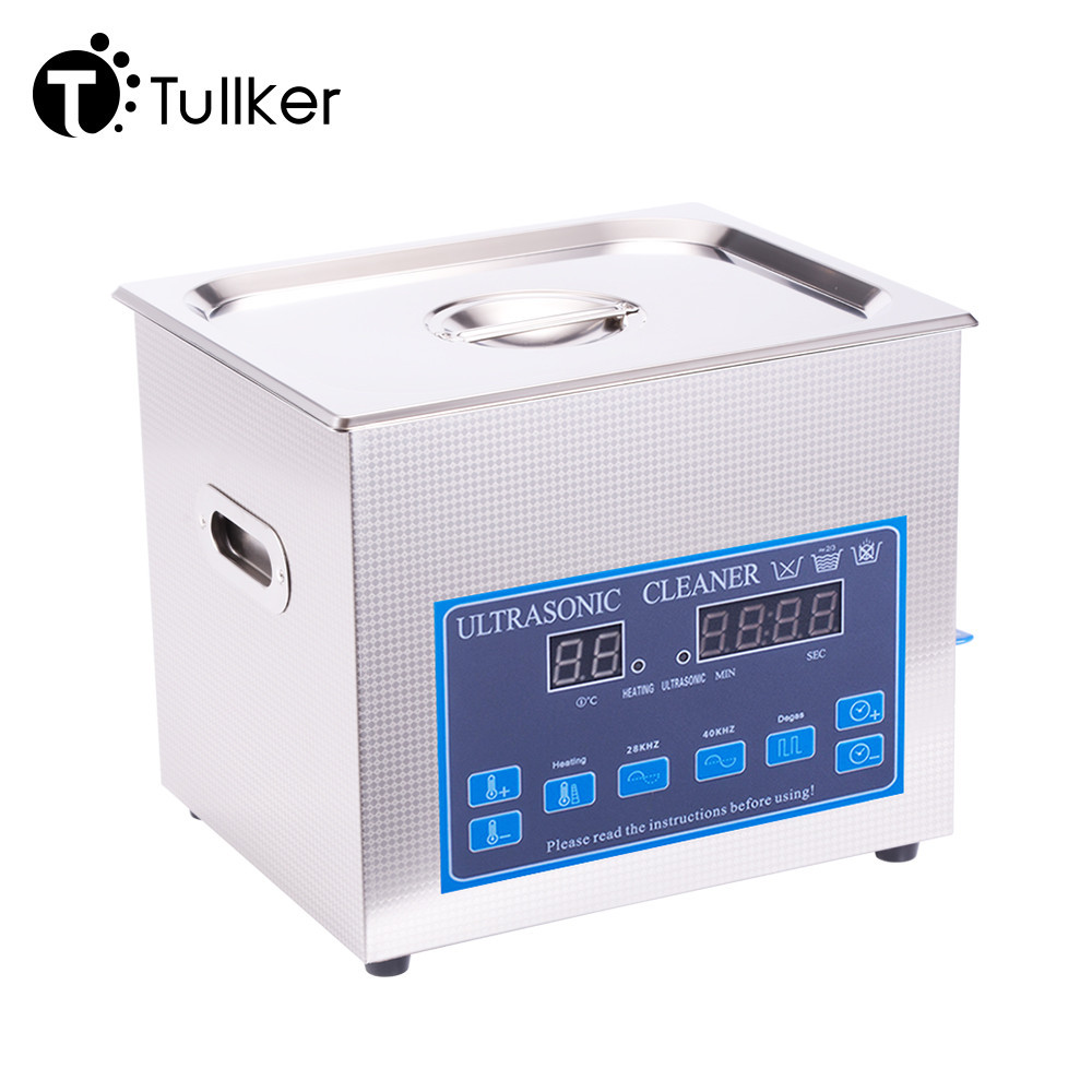 ☢Industrial Ultrasonic Cleaner 10L Degas Lab Stainless Ultrasound Bath ...