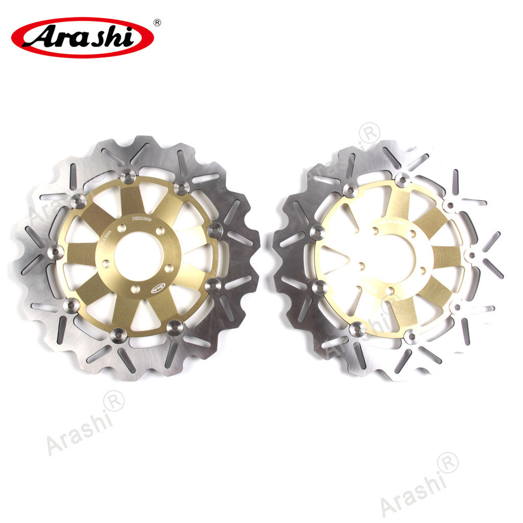 ☂Arashi 1 Pair NINJA ZX12R 20042006 CNC Front Brake Disc Rotors Disk