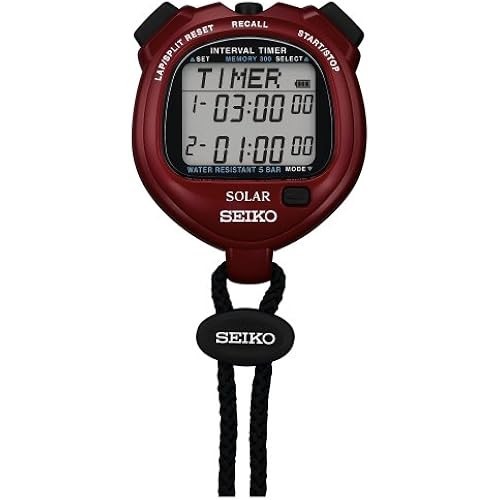 SEIKO SOLER INTERVAL TIMER Power Red SVAJ103 | Shopee Philippines