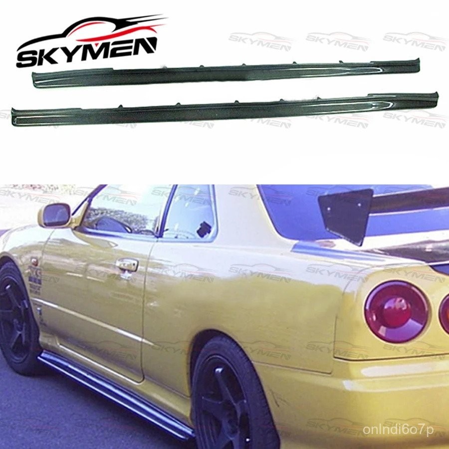 Side Skirt Extension For Skyline R34 GTR Nismo Body Kit Carbon Fiber