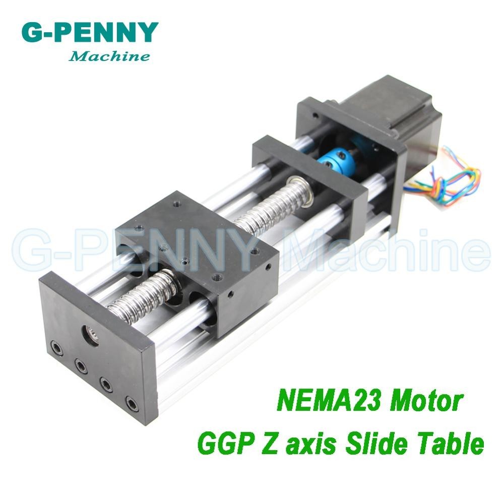 ⓥLinear Motion Guide Rail Moving length 100mm Ball Screw 1204/1605/1610