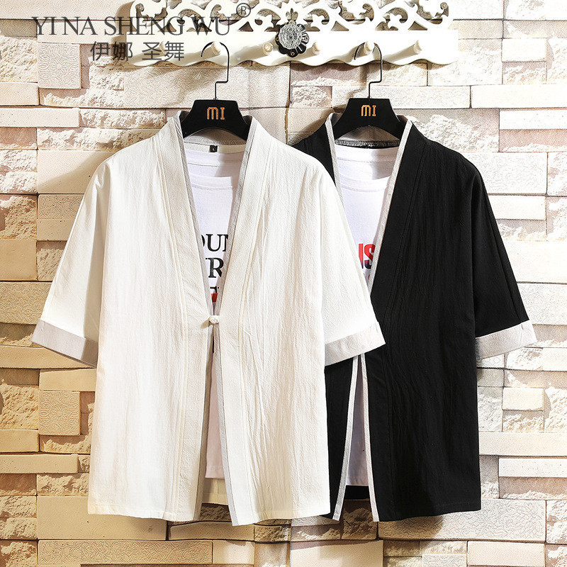 High Quality Chinese Style Men Kimono Coat Cardigan Traditional Yukata Japanese Samurai Clothin z Shopee Philippines