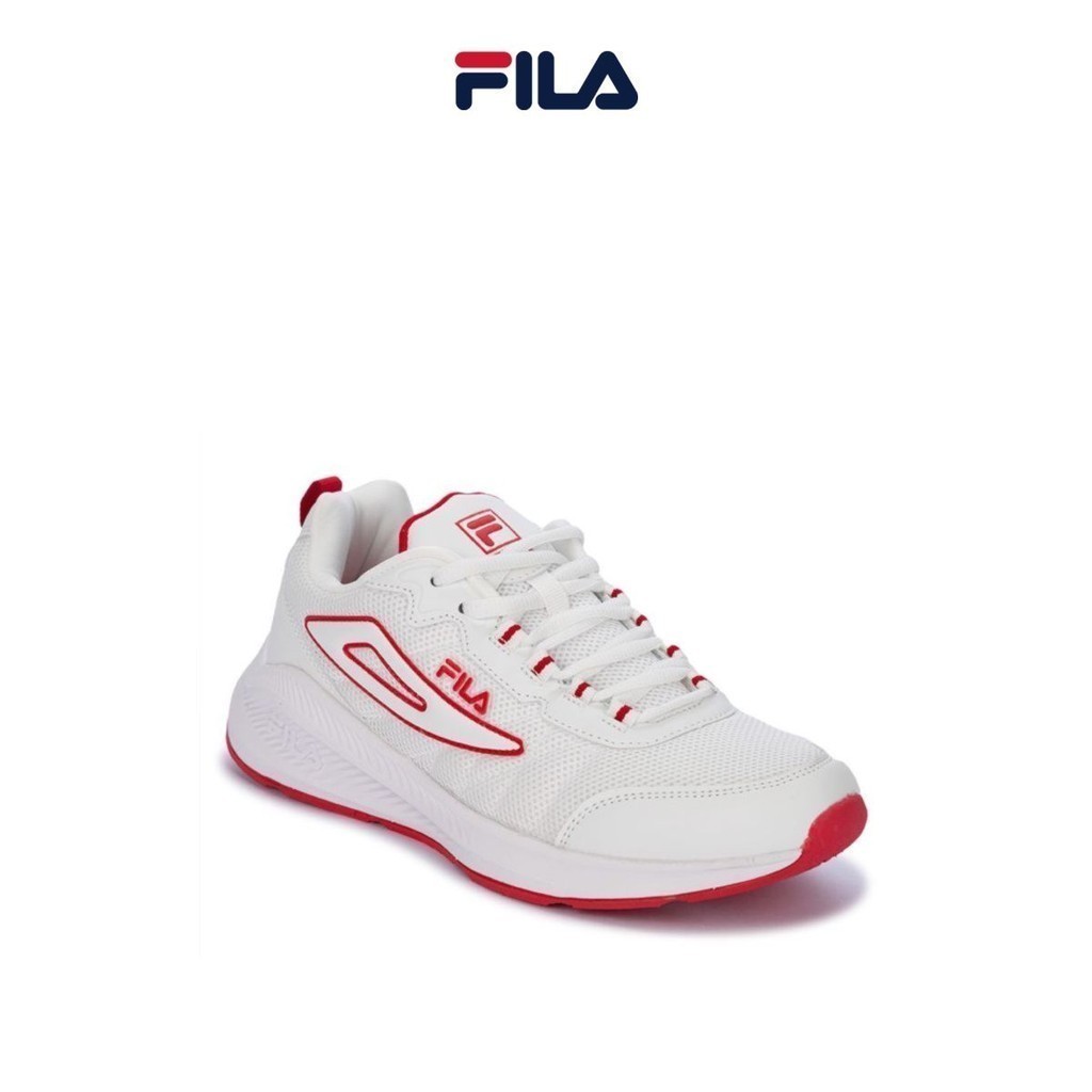 Fila white and red best sale