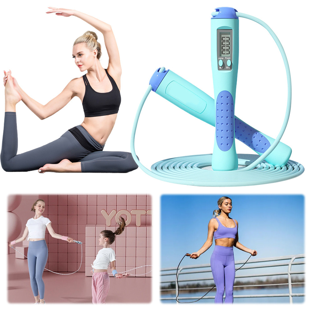 Counting Jump Rope Skipping Rope with Counter Digital Jump Rope ...