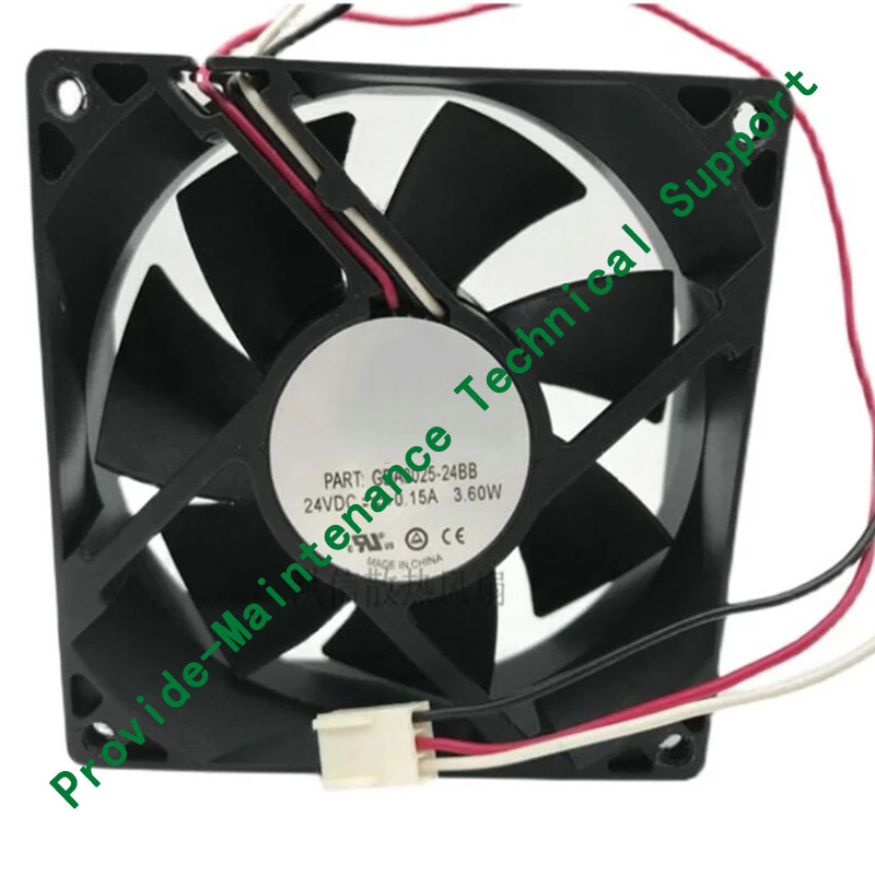 ♣GDA802524BB 8025 24V 0.15A 8CM 3wire inverter cooling fan Shopee