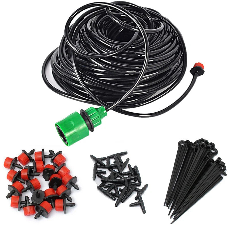 5/15/25m Automatic Garden Watering System Adjustable Garden Drip ...