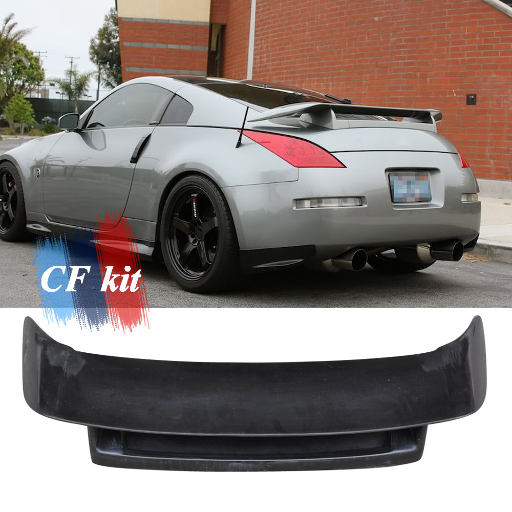 ☟CF Kit FRP Rear Trunk Spoiler Wing For NISSAN Z33 350Z Spoilers 2003 ...