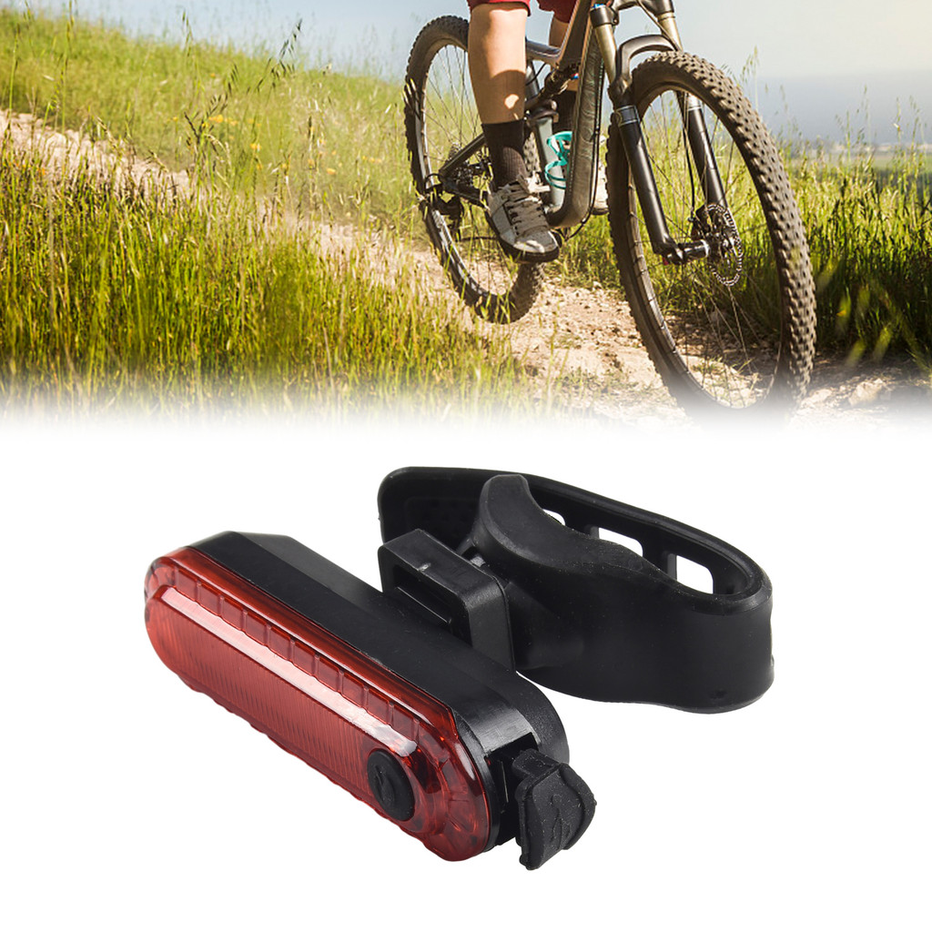 Bicycle Rear Light Night Cycling Tail Light Outdoor Highlight USB ...