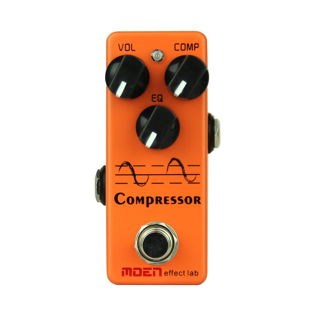 ♦MOEN Electric Guitar Effects Compressor Adjust the Volume Gain Level