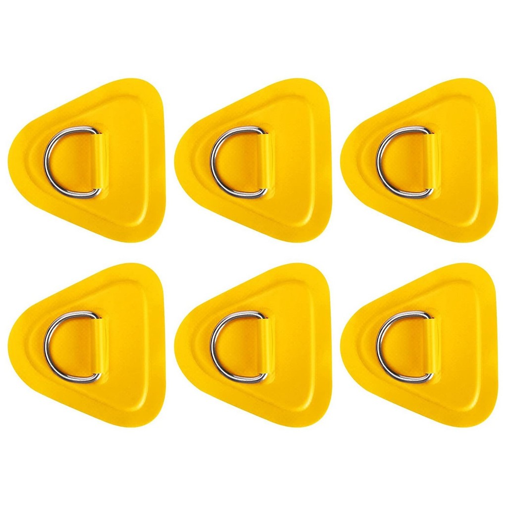 6Pack DRing Patch for Inflatable Boat Kayak Dinghy SUPs DRing PVC