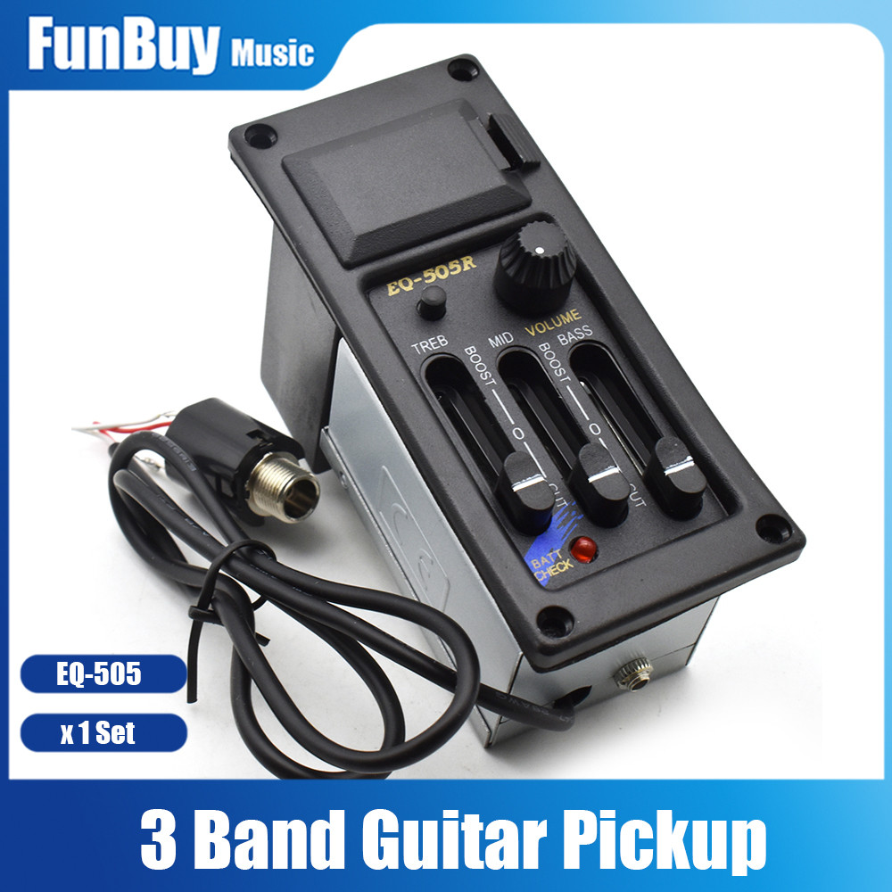 Micro Piézo 3 En 1 Pour Guitare Acoustique - Piezo Pickup Avec Endpin Jack 6mm