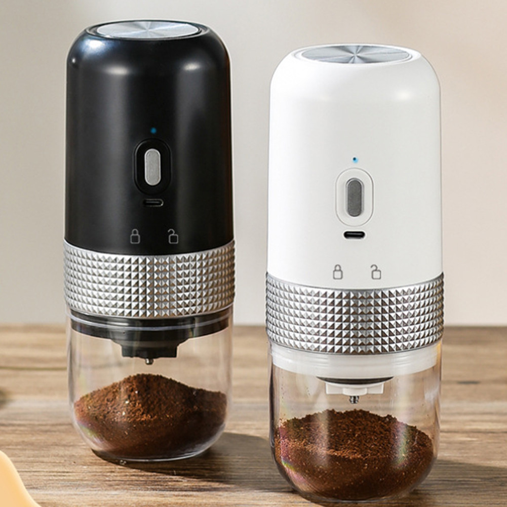 Electric Coffee Grinder With USB Ceramic Grinding Core Coffee Beans