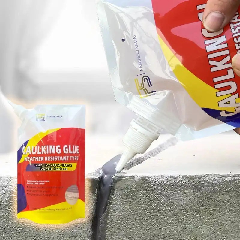 ⊰slab Concrete Crack Waterproof Repair Sealant Crack Repair Caulk Crack 