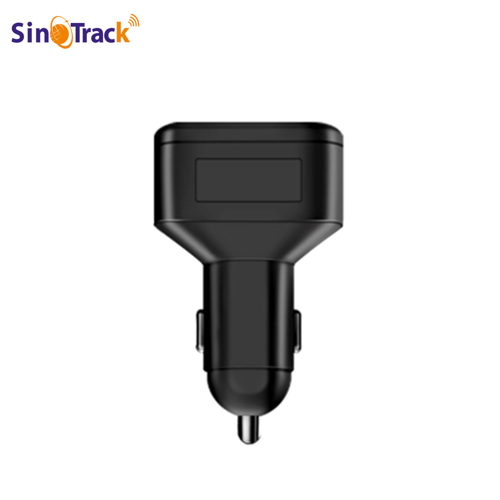 【SinoTrack Dual USB Car Cigarette Lighter GPS Tracker ST909 Car Phone