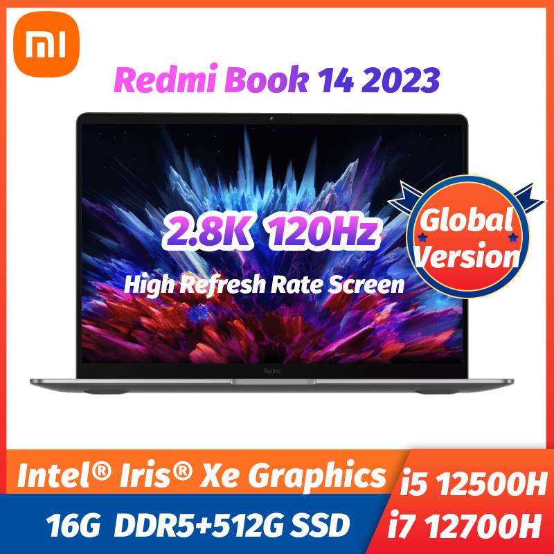 ♚2023 Xiaomi Redmi Book 14 Laptop 2.8K 120Hz Intel Core i7-12700H/i5 ...