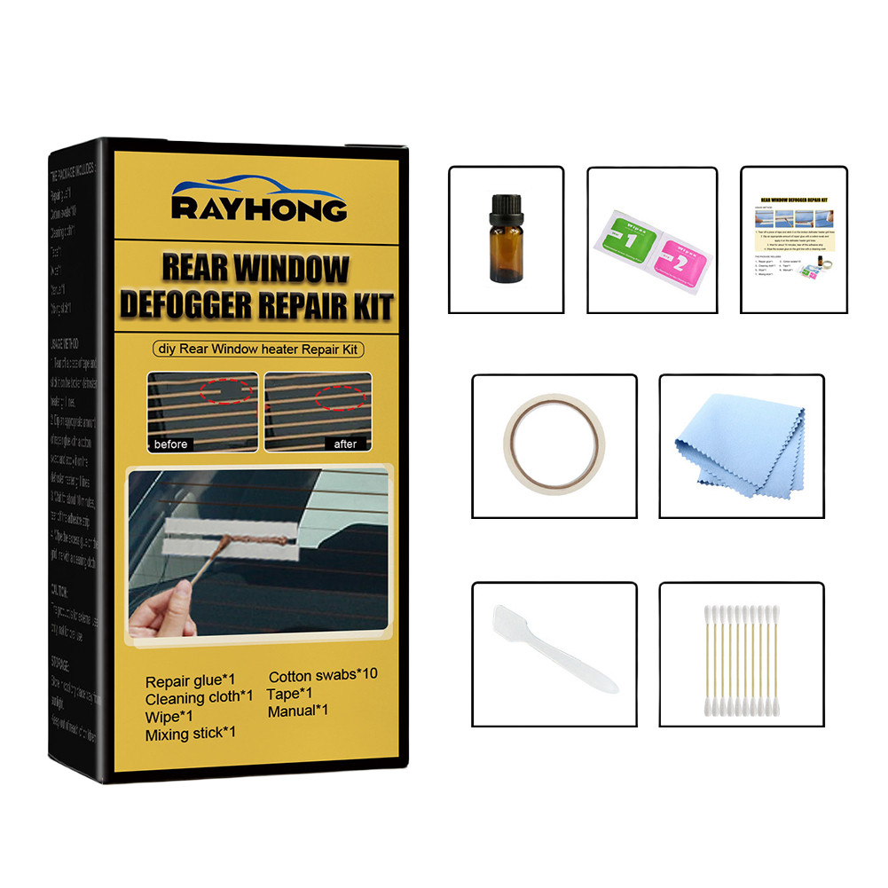 ⋚Car Rear Window Defogger Repair Kit Repair Heater Grid Lines Fix