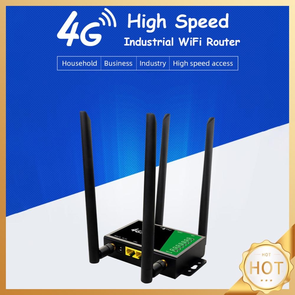 ♠4G Wireless Router with SIM Card Slot Firewall Protection 4G LTE CPE ...