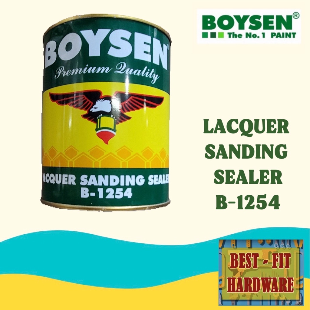 BOYSEN PAINTS 1254 LACQUER SANDING SEALER 1 LITER Shopee Philippines