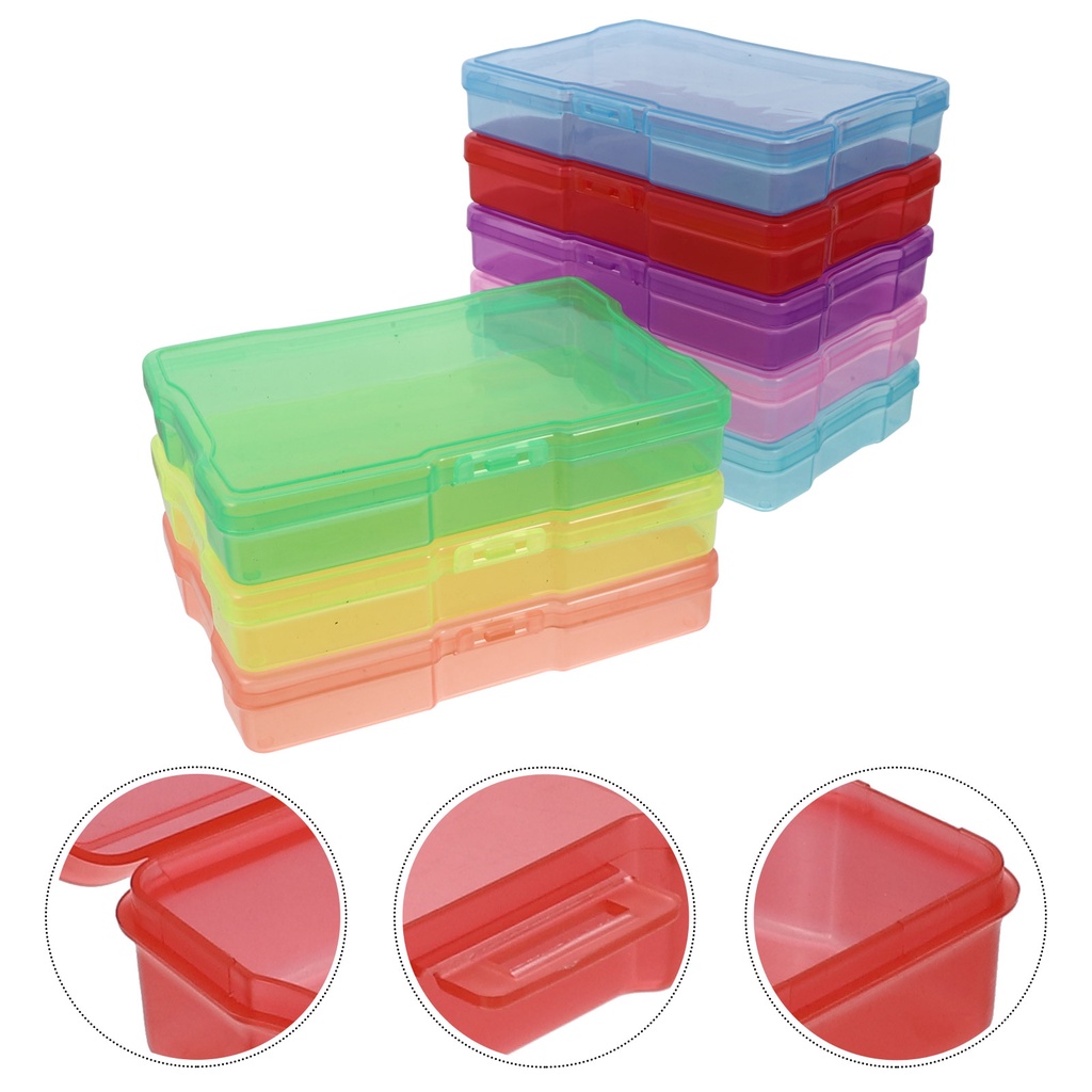 Box Storage Photo Organizer Case Photos Postcards Craft Organizing ...