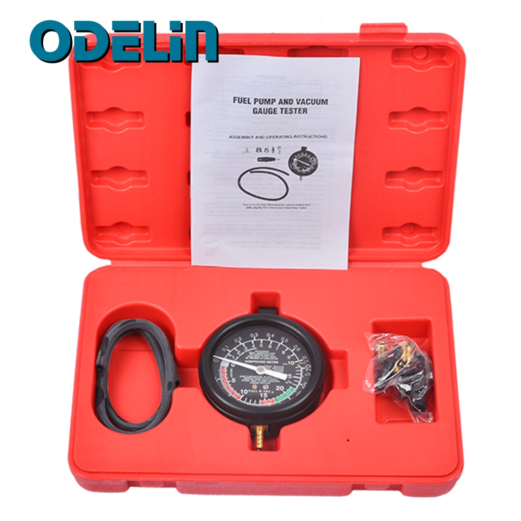 Fuel Vacuum Gauge Synchronizer Carburetor Pressure Leak Diagnostic Tool