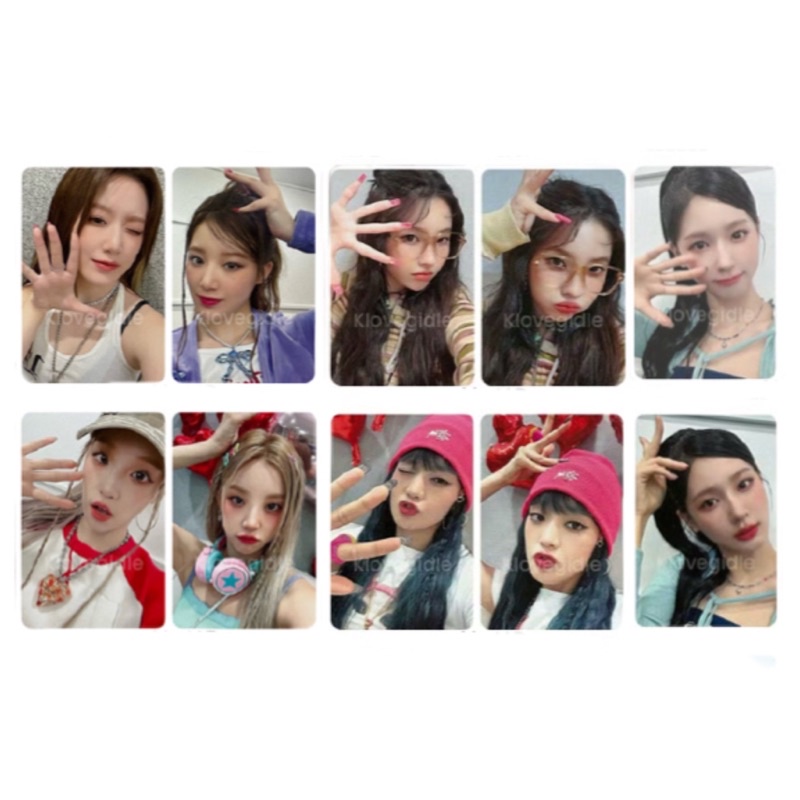 Gidle I Feel Mokket Luckydraw Photocard Official 