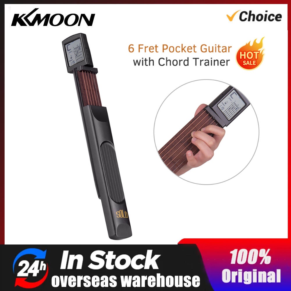 Portable Guitar Chord Trainer Pocket Guitar Practice Tools LCD Musical ...