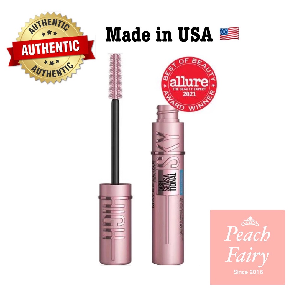 【Hot Sale】Maybelline WATERPROOF Lash Sensational Sky High Mascara US