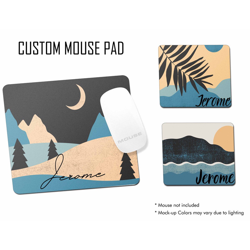 【Hot Sale】Custom Mouse Pad Personalized with Name Aesthetic Design ...