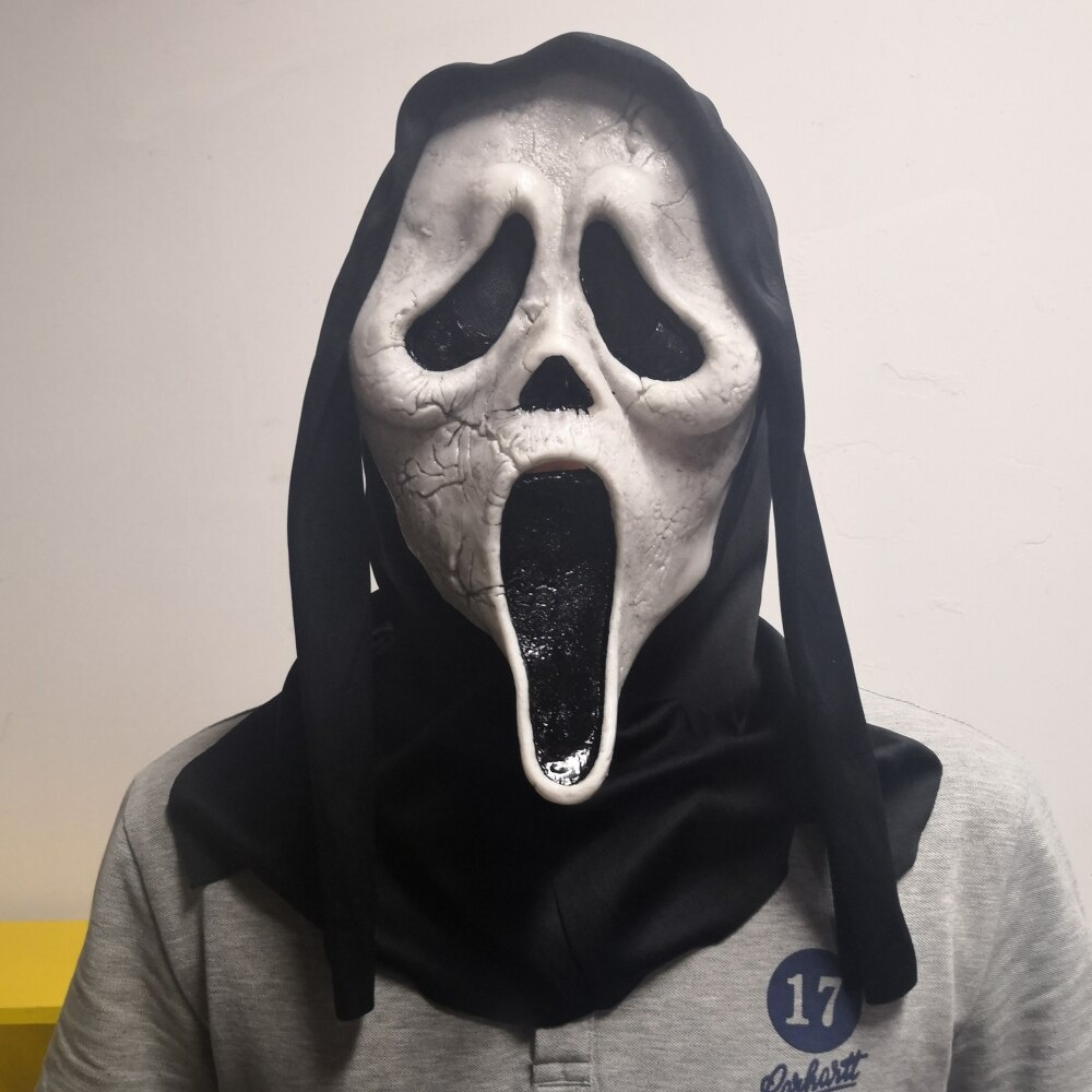 Horror Movie Halloween Scream Mask Demon Screaming Ghostface Funny