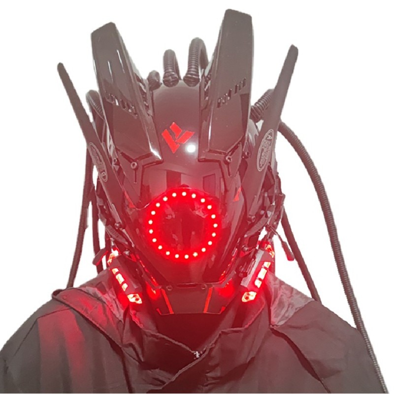 Pipe Dreadlocks Cyberpunk Mask Usb Cosplay Shinobi Special Forces ...
