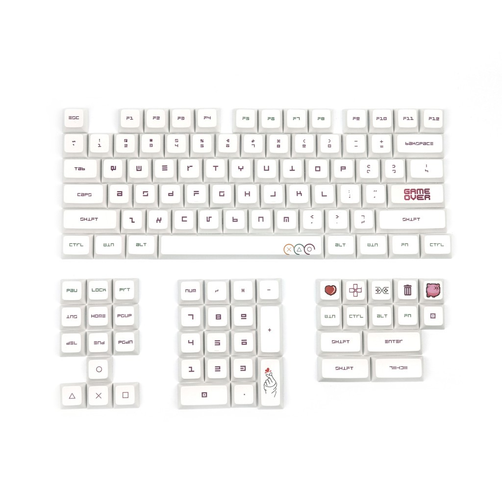 ┅Video Game Keycaps PBT Sublimation Keycap XDA Profile Flat Chest ...