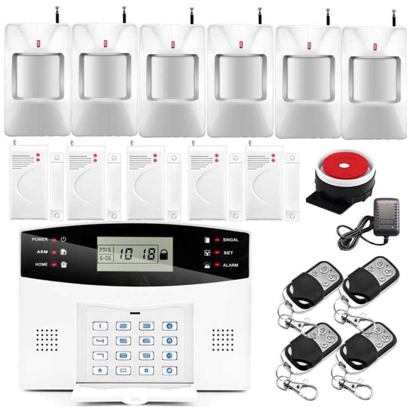 Smart Home Mobile Call GSM Security Alarm System 433MHz Wireless LCD
