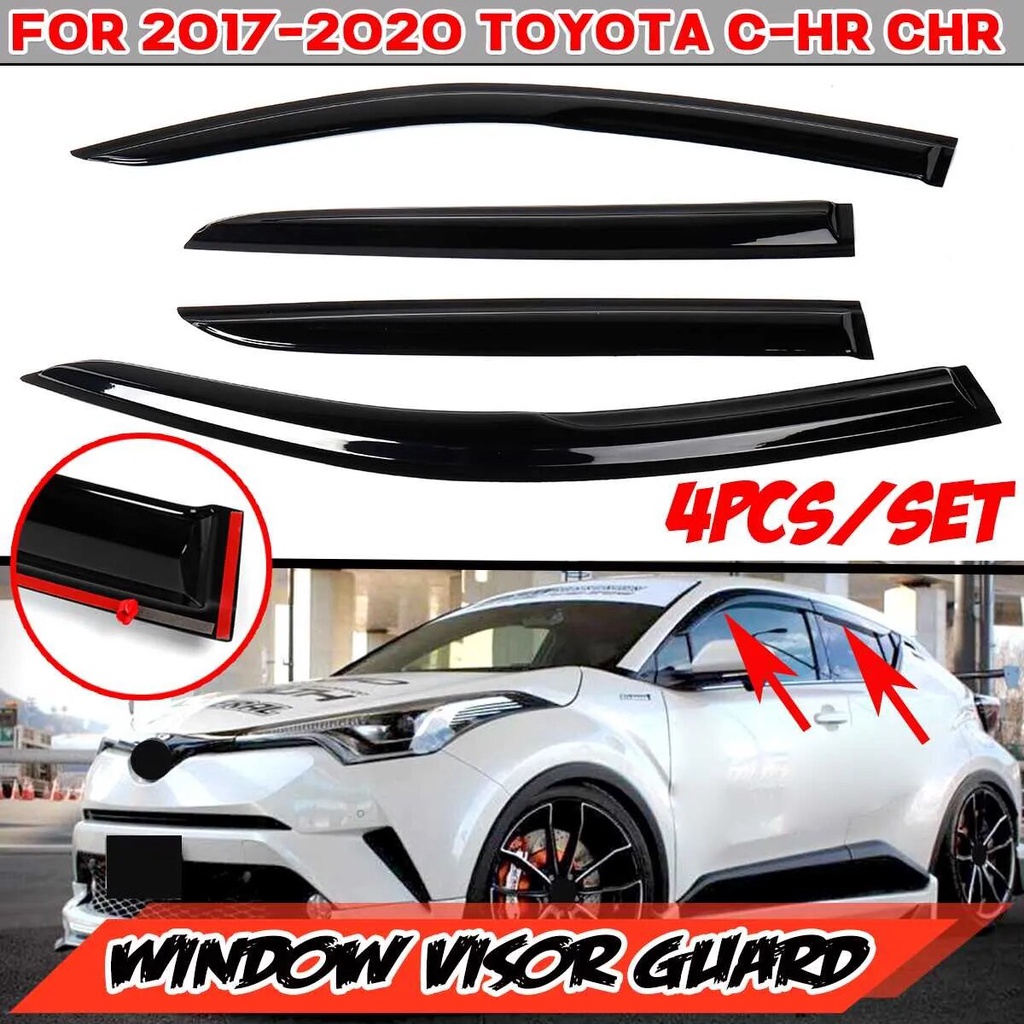 CHR Car Side Window Deflector Window Visor Vent For TOYOTA CHR CHR