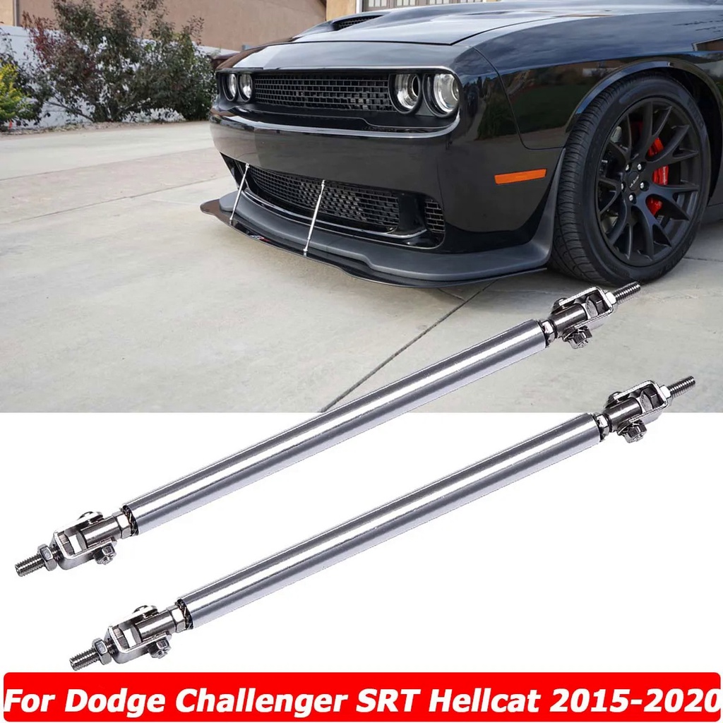 Universal Front Rear Bumper Lip Splitter Strut Rod Tie Support Bar For